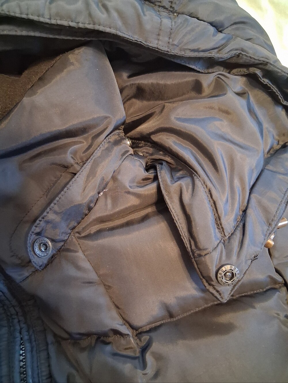 Lands' End Black Puffer Long Jacket - Picture 9 of 11